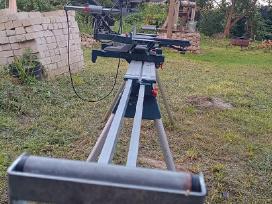 Skersavimo pjovimo stakles su stalu