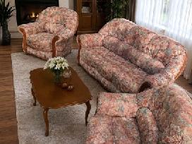 Sofa-lova + 2 foteliai komplektas