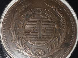Urugvajus 4 sentisimai 1869