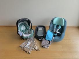 Maxi-cosi 0-13kg ir 9-18kg autokėdutės su baze ir