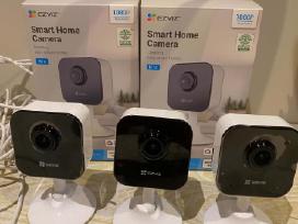 3vnt Ezviz H1c kameros + 3 vnt 128gb Micro Sd kort