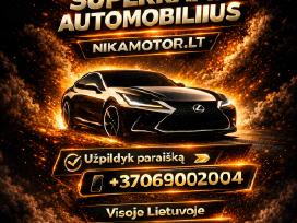 Superkame Automobilius Visoje Lietuvoje