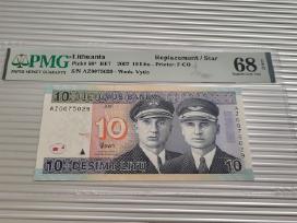 10 litų replaceman pmg 68