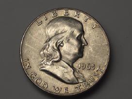 Half Dollar 1963 m. – Benjamin Franklin, JAV (Usa)