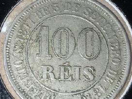 Brazilija 100 realų 1885