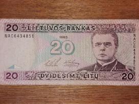 Lietuvos 20 litu banknotas