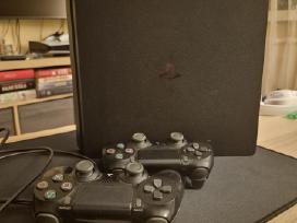 Sony Playstation 4 (Ps4) 1 TB + 2 pulteliai