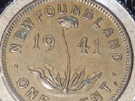 Niufaulendas 1 centas 1941
