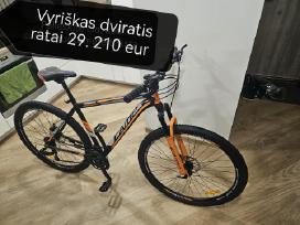 Dviračiai vyriškas 210 eur vaikiškas 70