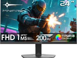 Naujas ! Minifire 24" Gaming Monitor, 200 Hz 1 ms