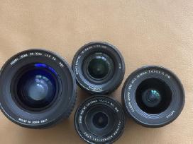 Objektyvai ,fuji,olympus,canon,nikon
