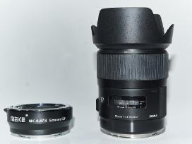 Sigma 35mm, f1.4. Canon Sony
