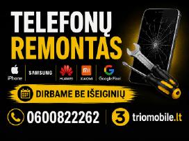 iPhone, Samsung, Huawei, Xiaomi remontas,
