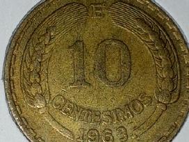 Čilė 10 centavų 1963