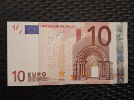 10 euro banknotas 2002 antras parasas
