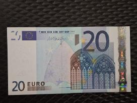 20 euro banknotas 2002 trecias parasas