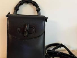 Gucci bambukinis mini odinis telefono dėklas
