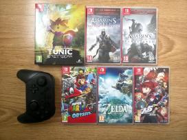 Nintendo switch žaidimai pro pultelis