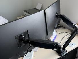 2 vnt. Dell P2720d 27 Qhd monitoriai + stovas