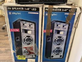 Skytec Pa 2x8" LED 600w kolonėlės + stiprintuvas