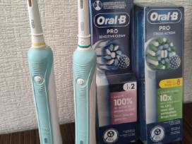Oral B Pro elektriniai dantų šepetėliai