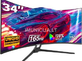 Gawfolk 34 Uwqhd 165 Hz lenktas monitorius +3mėn.