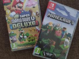 Parduodu Nintendo žaidimus Minecraft ir Mario