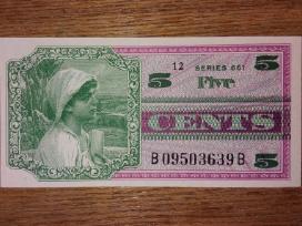 JAV 5 centu banknotas