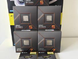 Nauji Amd Ryzen 5 7600x ir 7 7700x procesoriai Cpu