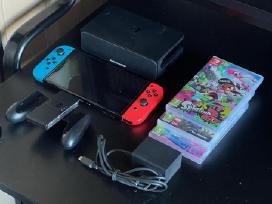 Nintendo Switch Oled Neon, 64gb su priedais