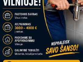 Skubiai rekalingas santechnikas Vilniuje