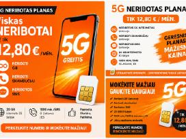5G Neribotas Planas – Tik 12,80 €/mėn. - Akcija !