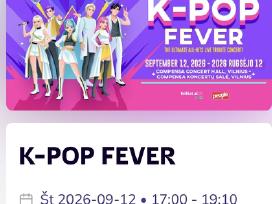 2 bilietai į koncertą K-pop forever