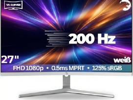 Naujas 27" Curved Gaming Monitor, 200 Hz!