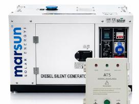 Trifazis dyzelinis generatorius 9,5 kw su Ats