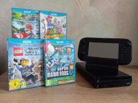 Nintendo Wii U+4 žaidimai