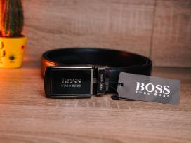 Automatinis Hugo Boss vyriškas odinis diržas