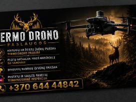 Zveriu paieska, saules paneliu patikra termo dronu