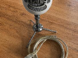 Blue Snowball Usb mikrofonas + stovas ir laidas