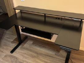 Darbo gaming stalas 140x70cm reguliuojamo aukscio