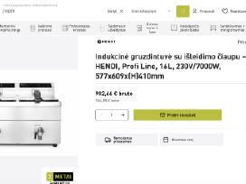 Indukcinė gruzdintuvė –2x8l hendi Profiline