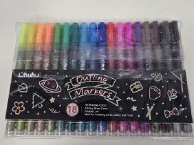 Ohuhu Outline Markers – 18 spalvų