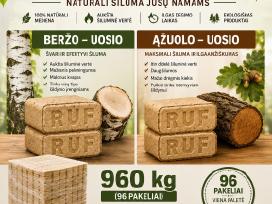 Parduodami kokybiški medžio briketai! 299€