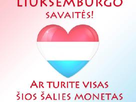 Liuksemburgo euro monetų savaitės!