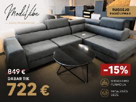 Nauji minkšti kampai, kampinės sofos Panevėžys