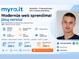 Svetainių Kūrimas, El. Parduotuvės, Programavimas