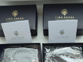 "Lina Snara" nauji sidabro kalnų krištolo papuos.