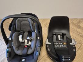 Maxi cosi peble 360 kartu su familyfix 360