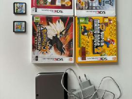 Nintendo 3ds XL ir žaidimai