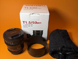 Samyang 50mm T1.5 Canon Ef jungtis